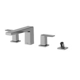 Toto Gb Two-Handle Deck-Mount Roman Tub Filler Trim With Handshower, Brushed Nickel