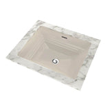 Toto Promenade Rectangular Undermount Bathroom Sink, Cotton White