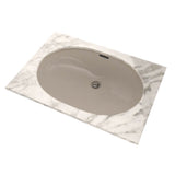 Toto Oval 19-11/16'' X 13-3/4'' Undermount Bathroom Sink With Cefiontect, Cotton White