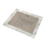 Toto Promenade Rectangular Undermount Bathroom Sink, Cotton White