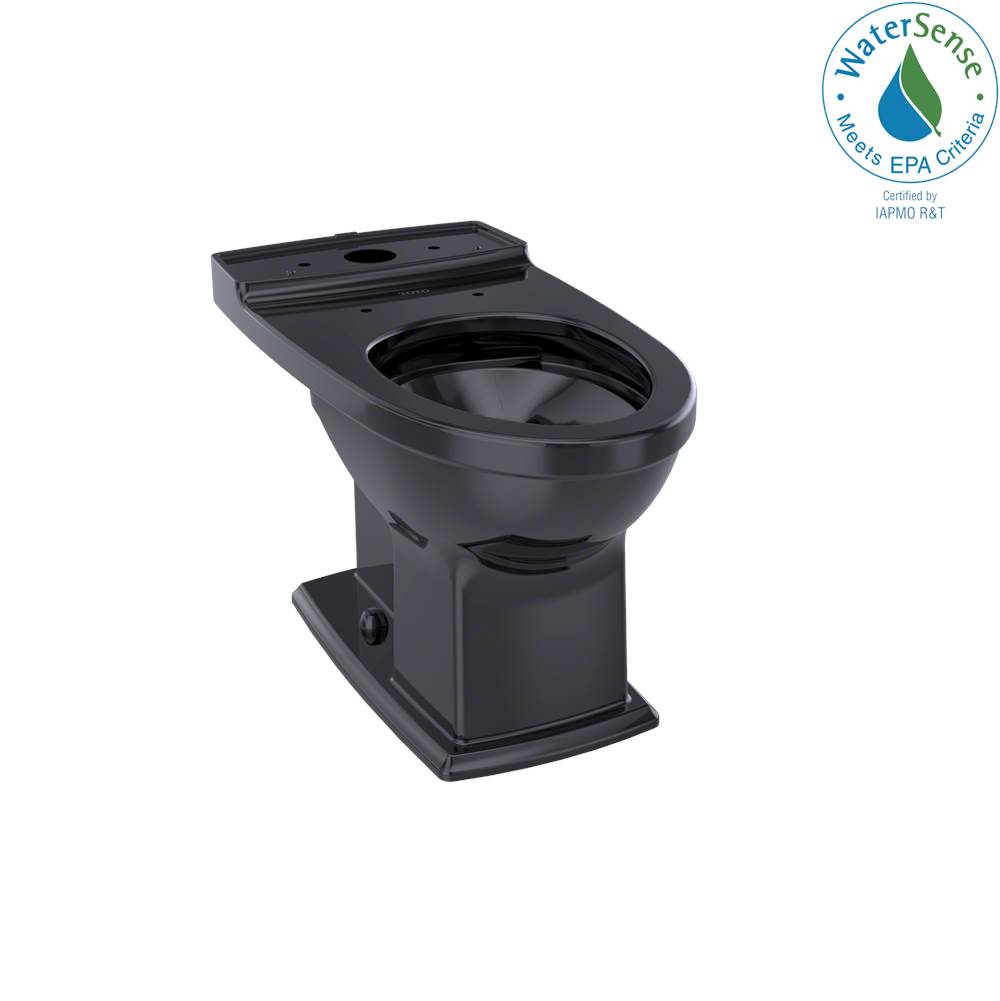 TOTO - Toto ConnellyE Universal Height Elongated Toilet Bowl, Ebony - Ebony