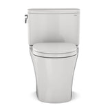 TOTO Nexus Two-Piece Elongated 1.28 GPF Universal Height Toilet with CEFIONTECT and SS124 SoftClose Seat, WASHLET+ Ready, Cotton White