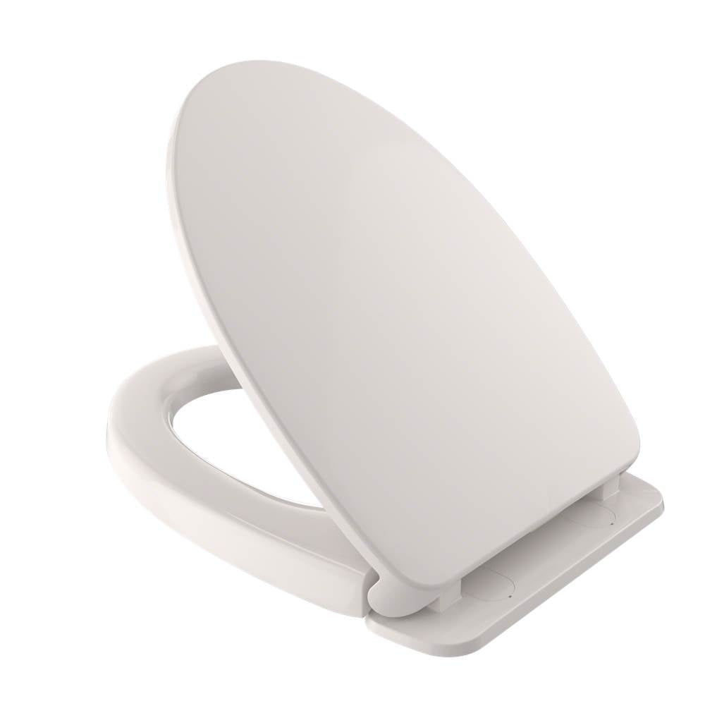 TOTO - TOTO SoftClose Slow Close Elongated Toilet Seat and Lid, Colonial White - Colonial White