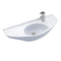 TOTO - Toto Oval Wall-Mount Bathroom Sink With Cefiontect, Cotton White - Cotton White