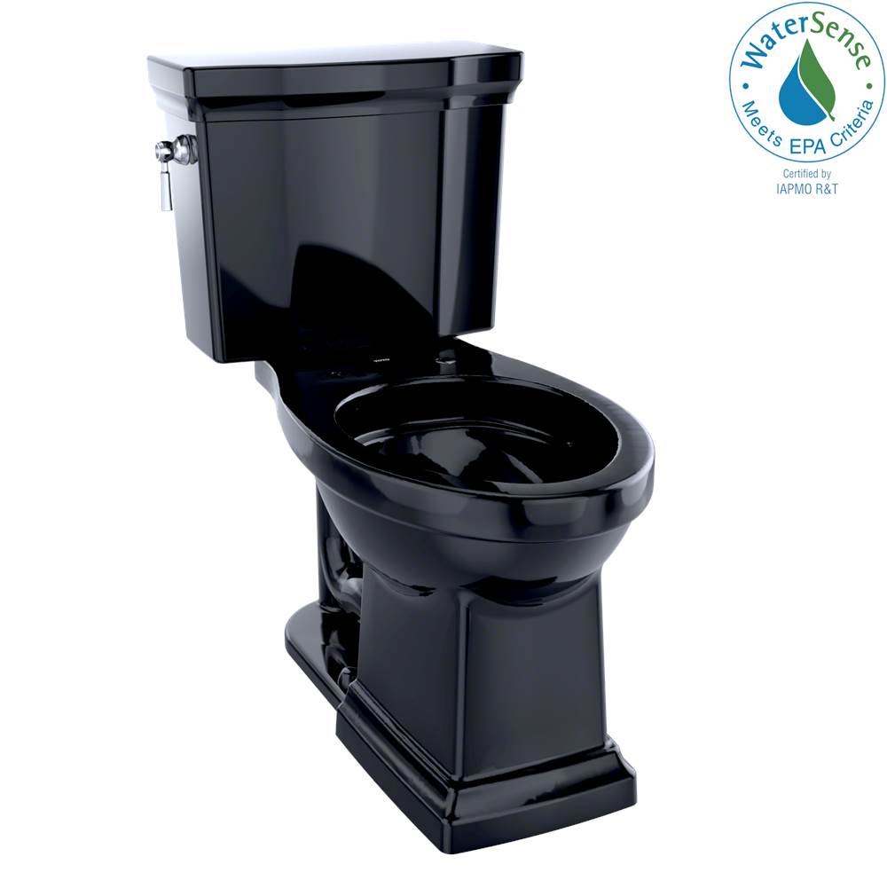 TOTO - Toto Promenade II 1G Two-Piece Elongated 1.0 Gpf Universal Height Toilet, Ebony - Ebony