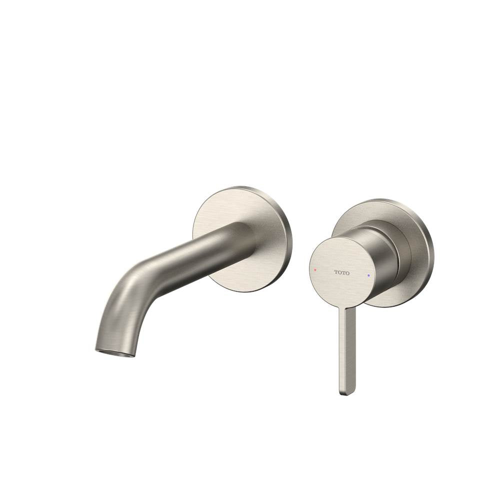 Toto Gf 1.2 Gpm Wall-Mount Single-Handle Bathroom Faucet With Comfort Glide Technology, Brushed Nickel