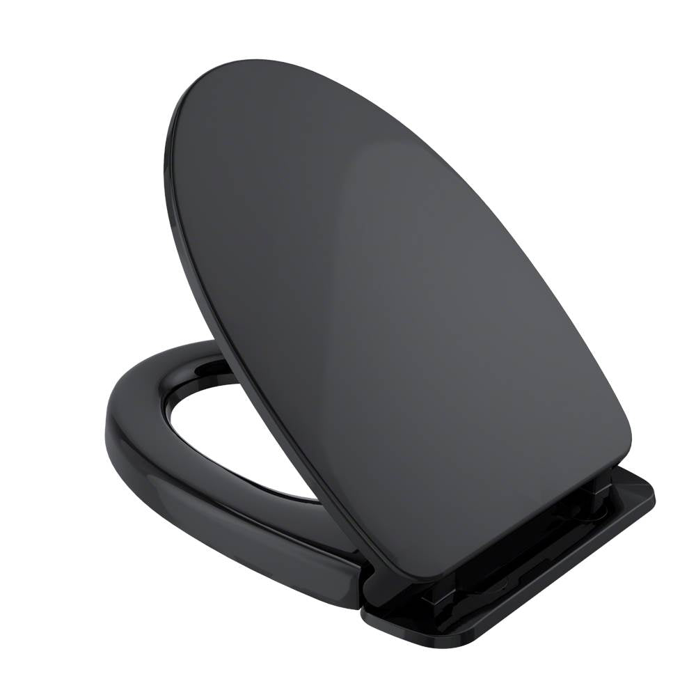 TOTO - TOTO SoftClose Slow Close Elongated Toilet Seat and Lid, Ebony - Ebony