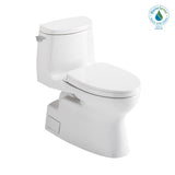 TOTO - TOTO Carlyle II 1G One-Piece Elongated 1.0 GPF Universal Height Toilet with CEFIONTECT and SS124 SoftClose Seat, WASHLET+ Ready, Cotton White - Cotton White