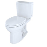 Toto Drake II 1G Two-Piece Elongated 1.0 Gpf Universal Height Toilet With Cefiontect, Cotton White