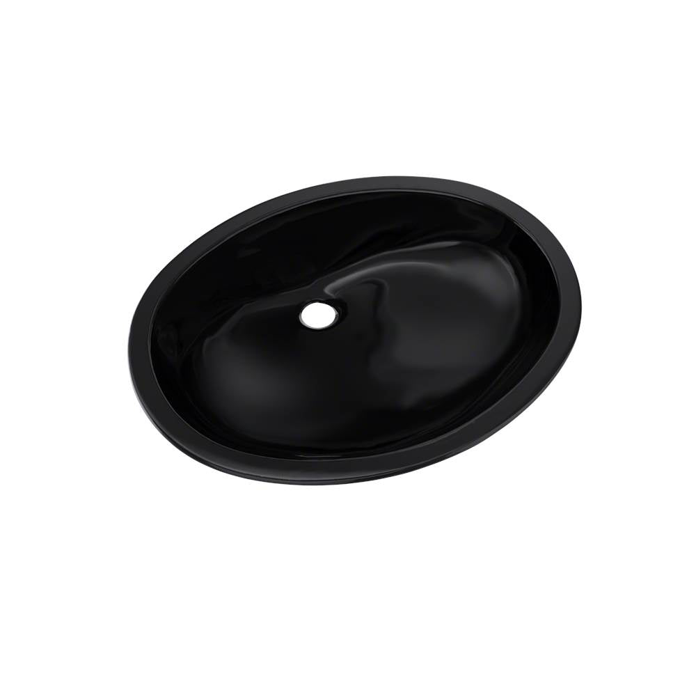 TOTO - Toto Dantesca Oval Undermount Bathroom Sink, Ebony - Ebony