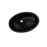 TOTO - Toto Dantesca Oval Undermount Bathroom Sink, Ebony - Ebony