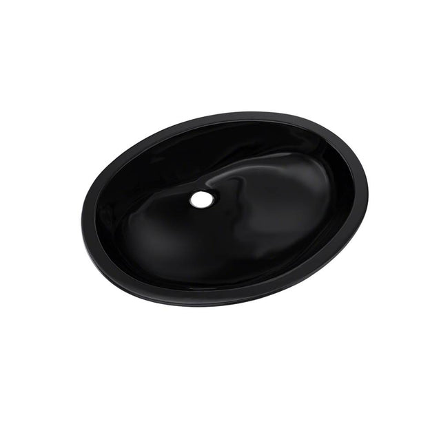 TOTO - Toto Dantesca Oval Undermount Bathroom Sink, Ebony - Ebony