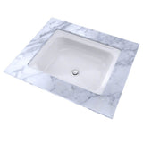Toto Guinevere Rectangular Undermount Bathroom Sink With Cefiontect, Cotton White