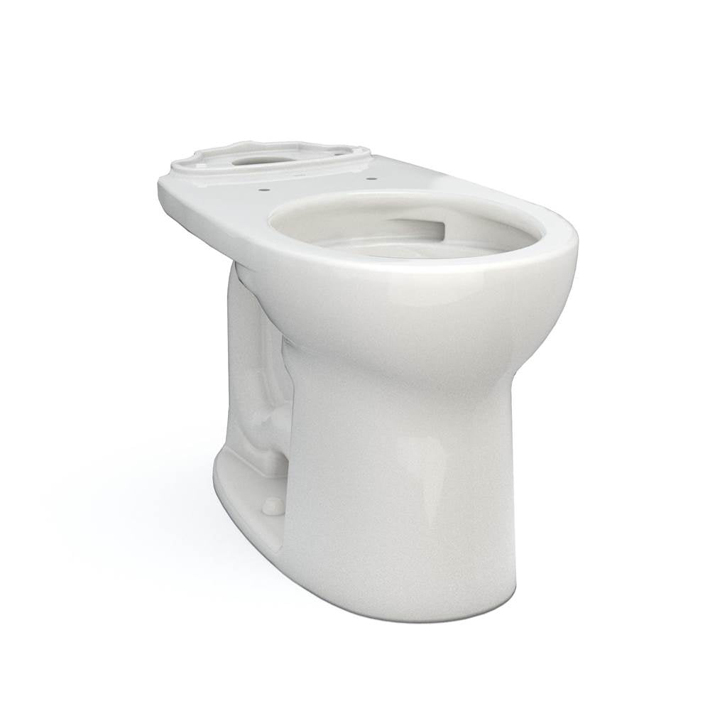TOTO - Toto Drake Round Tornado Flush Toilet Bowl With Cefiontect, Colonial White - Colonial White