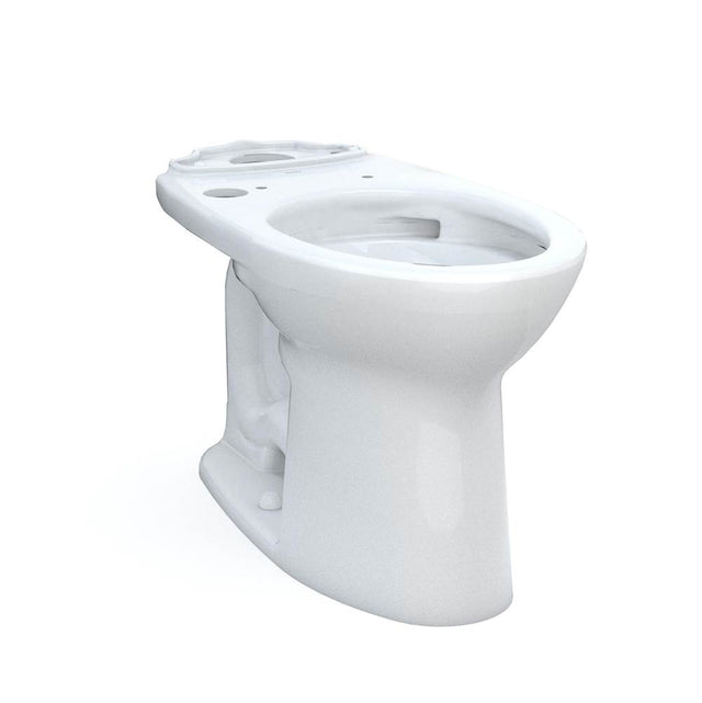 TOTO - Toto Drake Elongated Universal Height Tornado Flush Toilet Bowl With 10 Inch Rough-In And Cefiontect, Washlet+ Ready, Cotton White - Cotton White