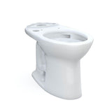 TOTO - Toto Drake Elongated Tornado Flush Toilet Bowl, Washlet+ Ready, Cotton White - Cotton White