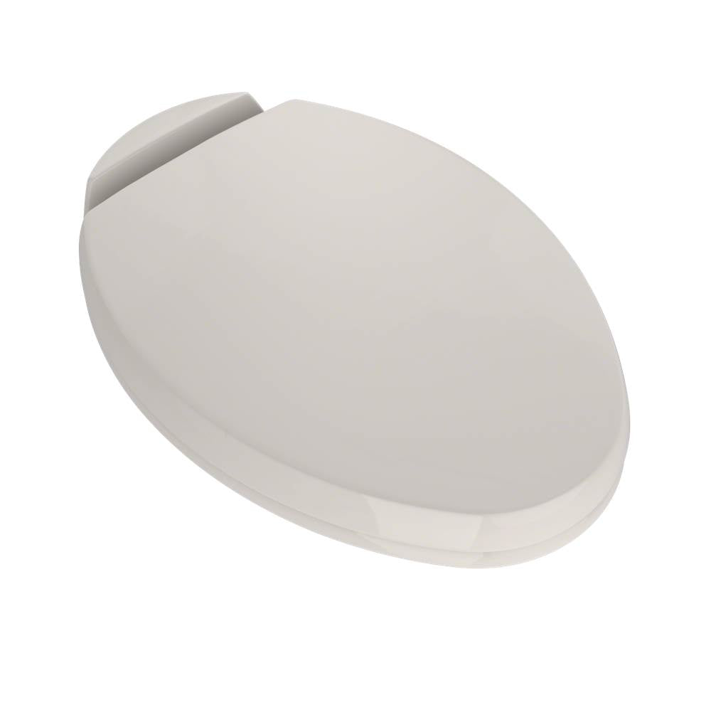 TOTO Oval SoftClose Slow Close Elongated Toilet Seat and Lid, Cotton White