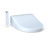 TOTO - Toto Washlet C5 Electronic Bidet Toilet Seat With Premist And Ewater+ Wand Cleaning, Round, Cotton White - Cotton White
