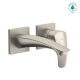 TOTO - Toto Gm 1.2 Gpm Wall-Mount Single-Handle Bathroom Faucet With Comfort Glide Technology, Brushed Nickel - Brushed Nickel