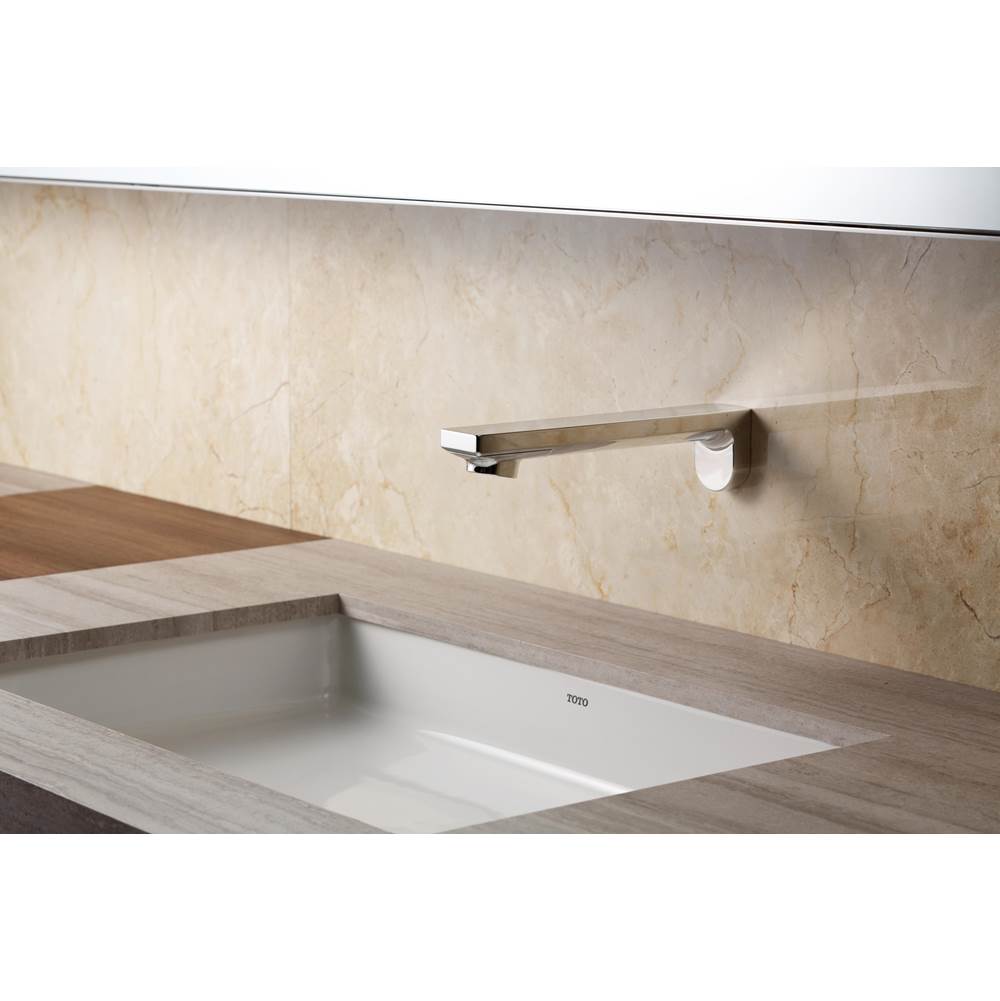 Toto Libella M Wall-Mount Ecopower 0.35 Gpm Electronic Touchless Sensor Bathroom Faucet, Polished Chrome