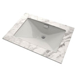 Toto Lloyd Rectangular Undermount Bathroom Sink, Cotton White