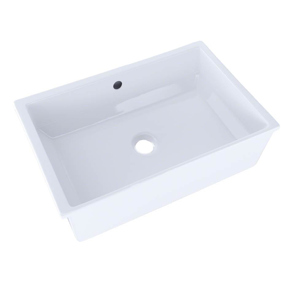 TOTO - Vernica Design I Undermount Fireclay Bathroom Sink, Cotton White - Cotton