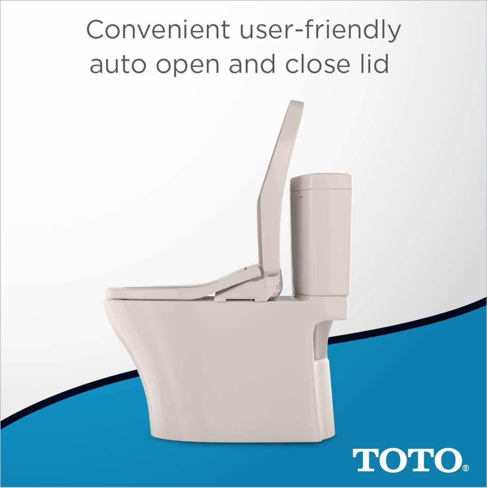 Toto Washlet S550E Electronic Bidet Toilet Seat With Ewater+ Bowl And Wand Cleaning And Auto Open And Close Classic Lid, Elongated, Sedona Beige
