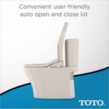 Toto Washlet S550E Electronic Bidet Toilet Seat With Ewater+ Bowl And Wand Cleaning And Auto Open And Close Classic Lid, Elongated, Sedona Beige