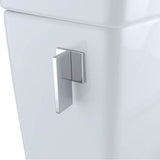 TOTO Legato WASHLET+ One-Piece Elongated 1.28 GPF Universal Height Skirted Toilet with CEFIONTECT, Cotton White