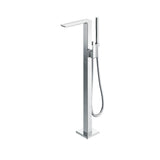Toto Gr Single-Handle Freestanding Tub Filler Faucet With Handshower, Brushed Nickel