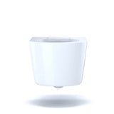 Toto Rp Wall-Hung Contemporary D-Shape Dual Flush 1.28 And 0.9 Gpf Toilet With Cefiontect, Cotton White