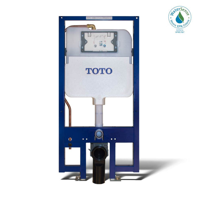 TOTO - Toto Duofit In-Wall Dual Flush 1.28 And 0.9 Gpf Tank System, Copper Supply Line