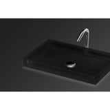 Toto LuministE Rectangular Vessel Bathroom Sink, Frosted White