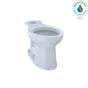 TOTO - Toto EntradaE Universal Height Elongated Toilet Bowl, Cotton White - Cotton White