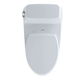 TOTO Eco UltraMax One-Piece Elongated 1.28 GPF ADA Compliant Toilet with CEFIONTECT, Cotton White