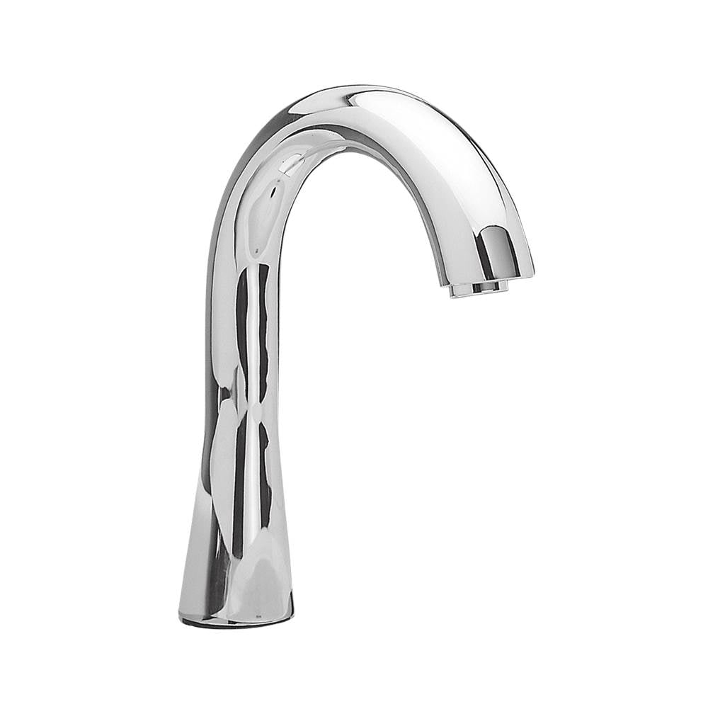 TOTO - Toto Gooseneck Ecopower 0.35 Gpm Electronic Touchless Sensor Bathroom Faucet With Thermostatic Mixing Valve, Polished Chrome - Polished Chrome