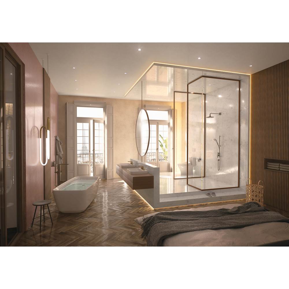 Toto Flotation Freestanding Soaker Tub With Recline ComfortE, Gloss White
