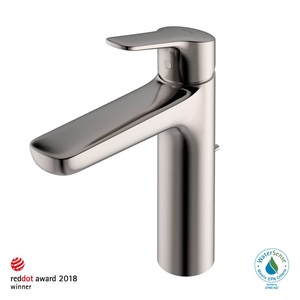 TOTO - Toto Gs Series 1.2 Gpm Single Handle Bathroom Faucet For Semi-Vessel Sink With Comfort Glide Technology And Drain Assembly, Polished Nickel - Polished Nickel