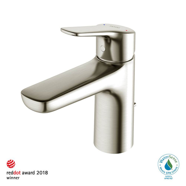 TOTO - Toto Gs Series 1.2 Gpm Single Handle Bathroom Sink Faucet With Comfort Glide Technology And Drain Assembly, Brushed Nickel - Brushed Nickel