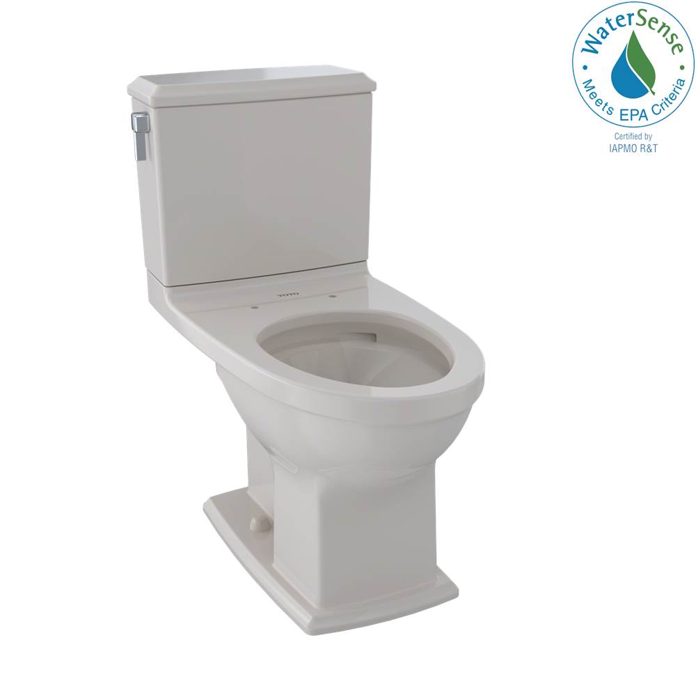 TOTO - Toto Connelly Two-Piece Elongated Dual-Max, Dual Flush 1.28 And 0.9 Gpf Universal Height Toilet With Cefiontect, Sedona Beige - Sedona Beige