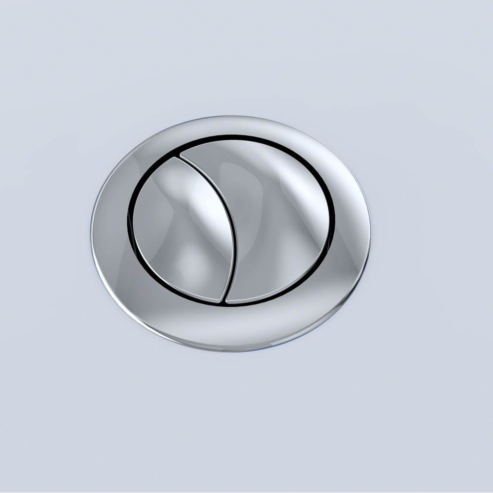 TOTO - Push Button Spare Part (Dual Flush Thu337#Cp + 9Au278) - Polished Chrome For Ms654 - Polished Chrome