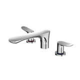 Toto Go Two-Handle Deck-Mount Roman Tub Filler Trim, Brushed Nickel