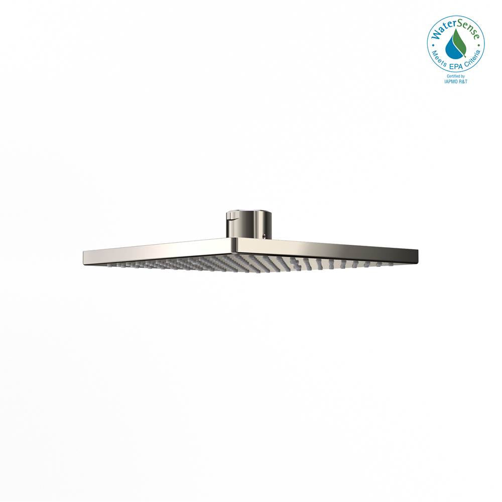 TOTO - G Series 1.75 GPM Single Spray 10 Inch Square Showerhead with COMFORT WAVE, Polished Nickel - Polished Nickel
