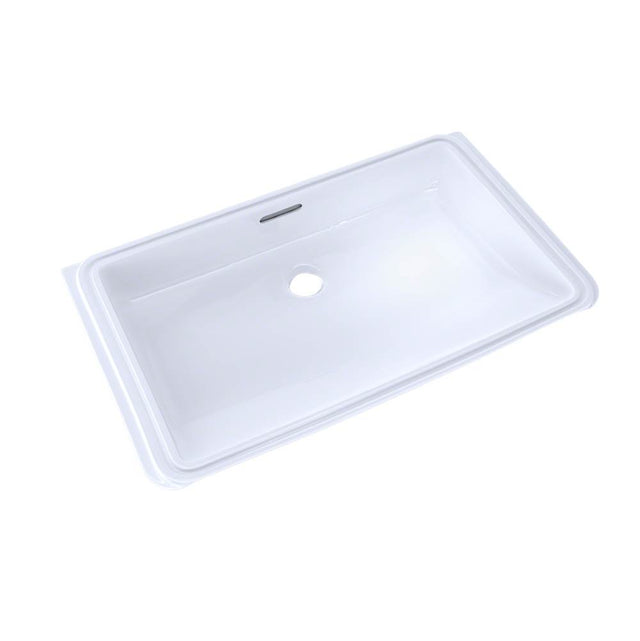 TOTO - Toto Rectangular Undermount Bathroom Sink With Cefiontect, Cotton White - Cotton White
