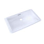 TOTO - Toto Rectangular Undermount Bathroom Sink With Cefiontect, Cotton White - Cotton White