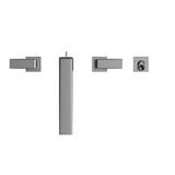 Toto Gb Two-Handle Deck-Mount Roman Tub Filler Trim With Handshower, Brushed Nickel