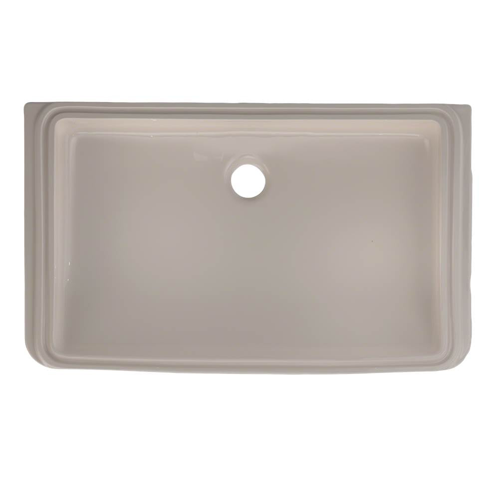 Toto Rectangular Undermount Bathroom Sink With Cefiontect, Cotton White