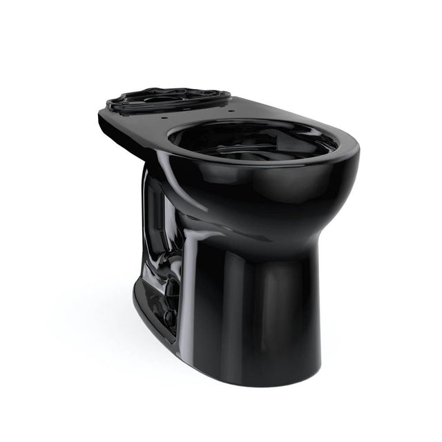 TOTO - Toto Drake Round Tornado Flush Toilet Bowl, Ebony - Ebony
