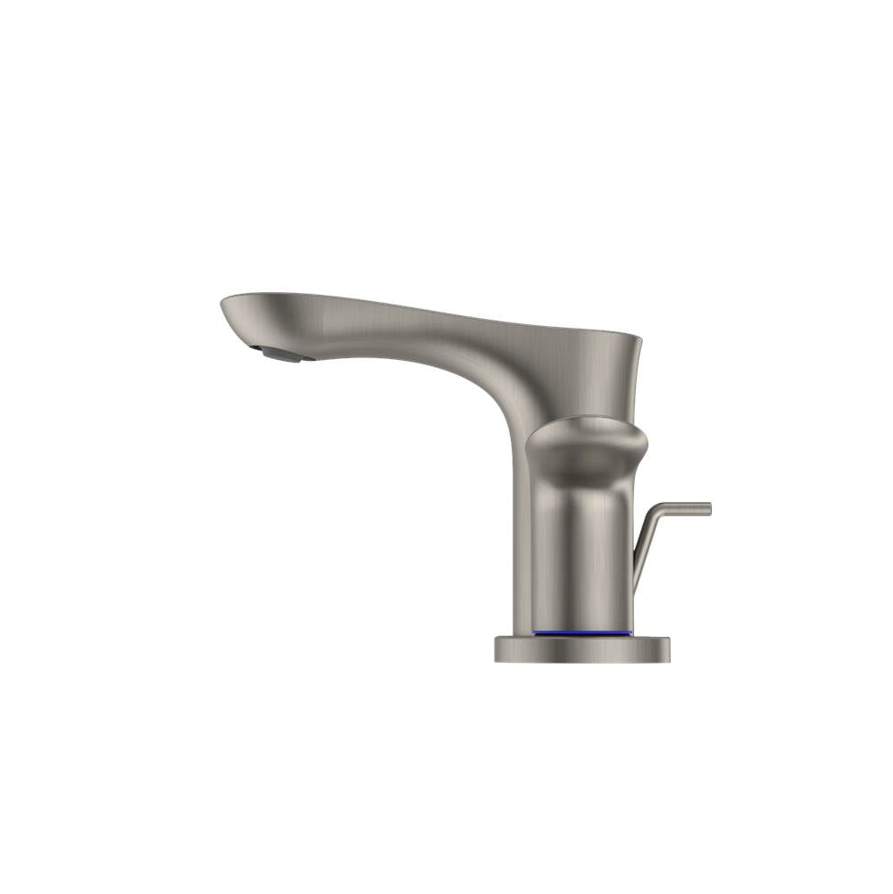 Toto Go Series 1.2 Gpm Two Handle Widespread Bathroom Sink Faucet With Drain Assembly, Brushed Nickel