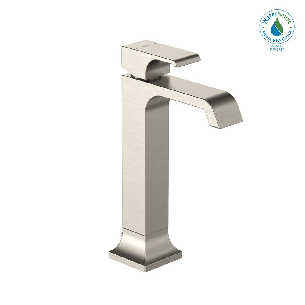 TOTO - Toto Gc 1.2 Gpm Single Handle Vessel Bathroom Sink Faucet With Comfort Glide Technology, Brushed Nickel - Brushed Nickel